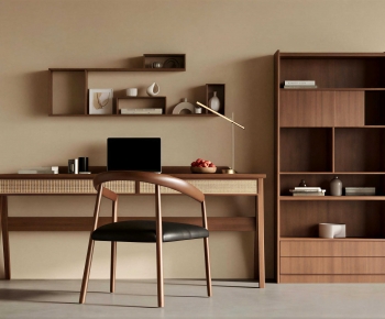 Modern Computer Desk And Chair-ID:551467904