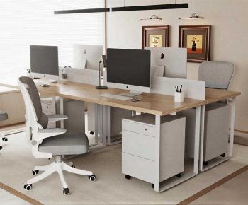 Modern Office Desk And Chair-ID:178658969