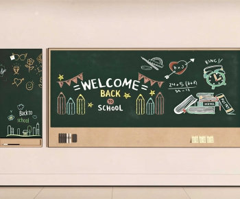 Modern Blackboard/whiteboard-ID:714259141