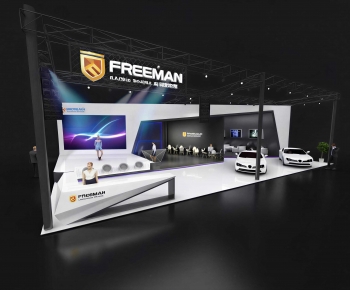 Modern Exhibition Hall-ID:136759323