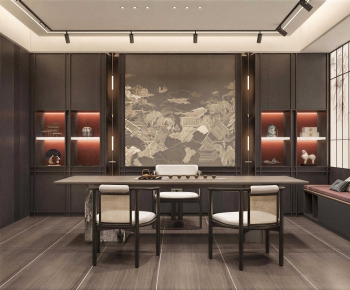 New Chinese Style Tea House-ID:697695978