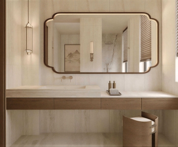 New Chinese Style Bathroom Cabinet-ID:874478106