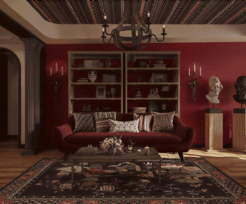 American Style A Living Room-ID:429464108
