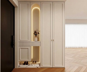 French Style Shoe Cabinet-ID:870420937