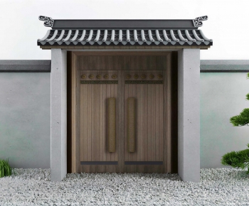 New Chinese Style Facade Element-ID:188329943