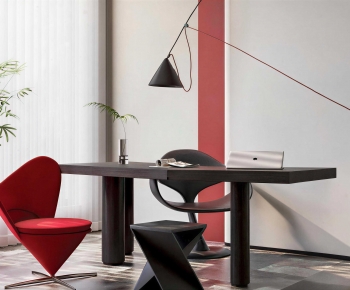 Modern Computer Desk And Chair-ID:767448909