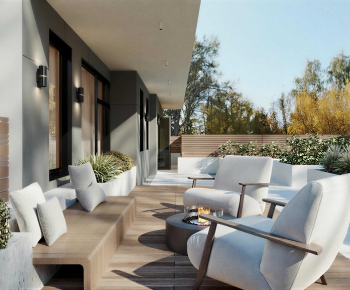 Modern Courtyard/landscape-ID:740246061