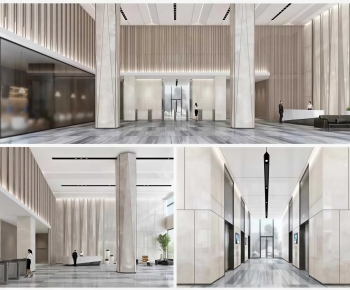 Modern Office Reception Desk-ID:128539091