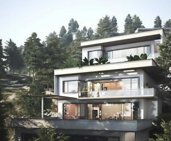 Modern Detached Villa-ID:290693045