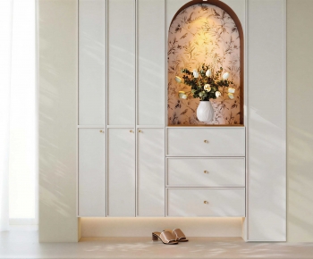 French Style Shoe Cabinet-ID:179492957