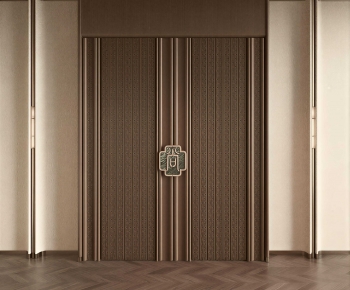 New Chinese Style Double Door-ID:980894097
