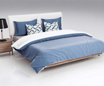 Modern Double Bed-ID:372842077