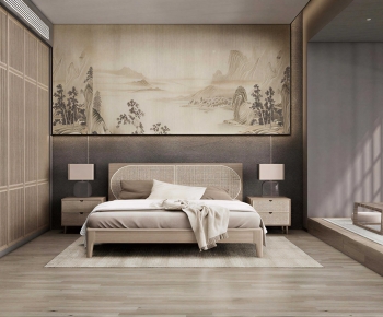 New Chinese Style Bedroom-ID:506649028