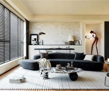 Modern A Living Room-ID:274444107