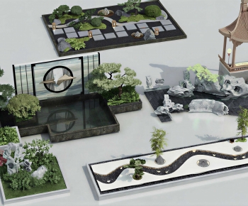 New Chinese Style Courtyard/landscape-ID:625130892