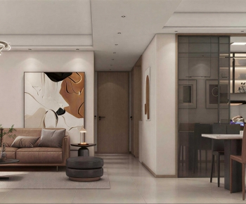 Modern A Living Room-ID:878520014