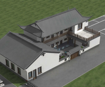 Chinese Style Residential Building-ID:344214926