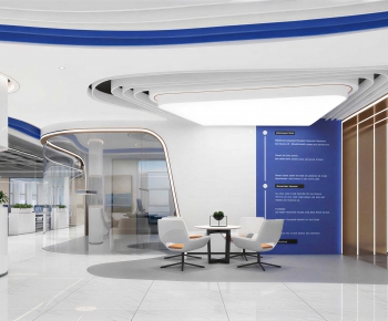 Modern Office Reception Desk-ID:923998126