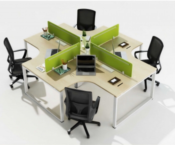 Modern Office Desk And Chair-ID:218616965