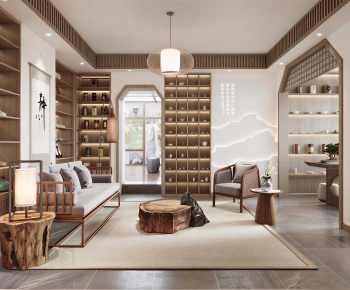 New Chinese Style Tea House-ID:441931015