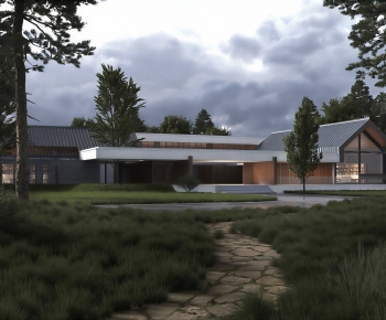 New Chinese Style Public Building-ID:687273038