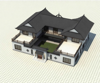 New Chinese Style Residential Building-ID:337152009