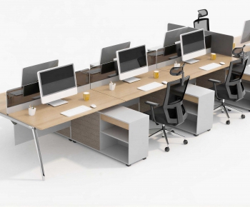 Modern Office Desk And Chair-ID:784605984