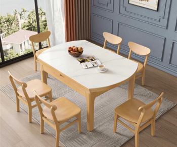 Modern Dining Table And Chairs-ID:339231013