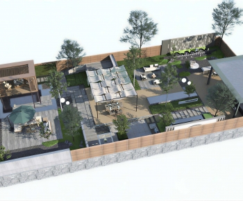 New Chinese Style Architectural Bird's-eye View Planning-ID:948009976