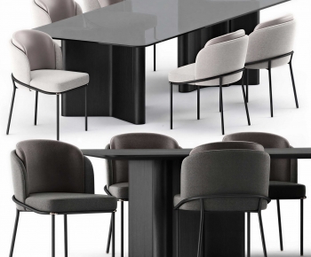 Modern Dining Table And Chairs-ID:100421914