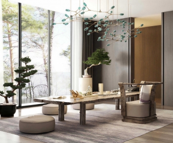 New Chinese Style Tea House-ID:408834931