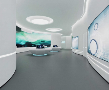 Modern Exhibition Hall-ID:829466104