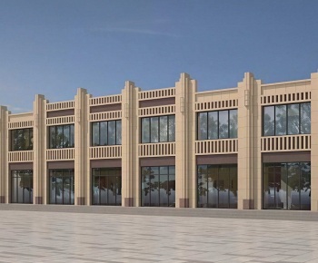 European Style Appearance Of Commercial Building-ID:240240107
