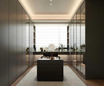 Modern Clothes Storage Area-ID:700911059