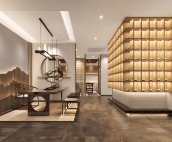 New Chinese Style Tea House-ID:683849106