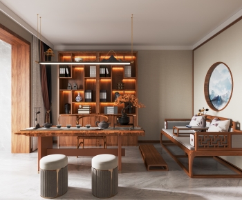 New Chinese Style Tea House-ID:561595924