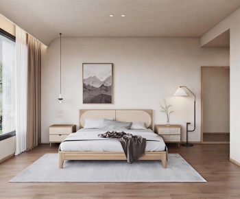 Wabi-sabi Style Bedroom-ID:288861044