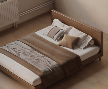 Modern Double Bed-ID:439200492
