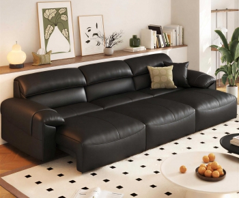 Modern Three-seat Sofa-ID:371023896