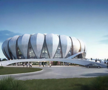 Modern Architecture Of Artistic Style-ID:426307925