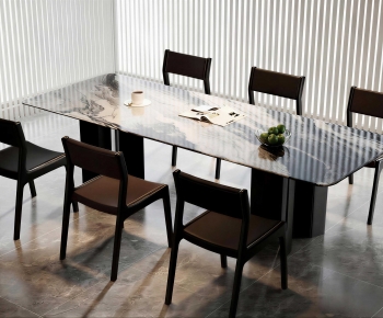 Modern Dining Table And Chairs-ID:742043023