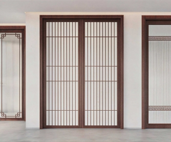 New Chinese Style Sliding Door-ID:211327081