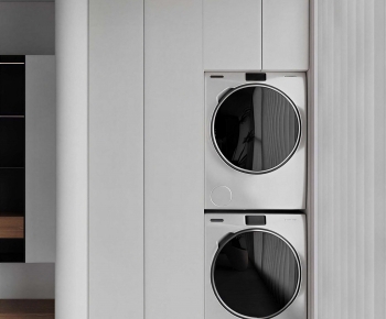 Modern Laundry Cabinet-ID:424621113