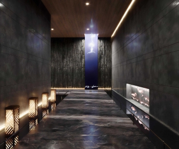 New Chinese Style Corridor-ID:554802898