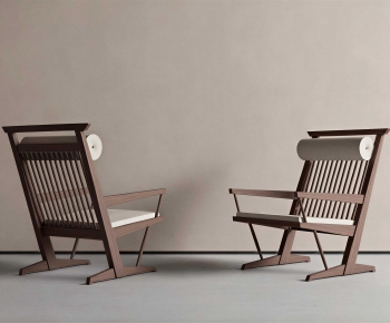 Wabi-sabi Style Lounge Chair-ID:636482957