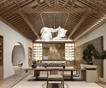 New Chinese Style Tea House-ID:138124944