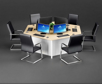 Modern Office Desk And Chair-ID:146415959