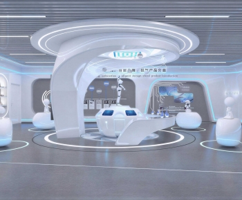 Modern Exhibition Hall-ID:766990226