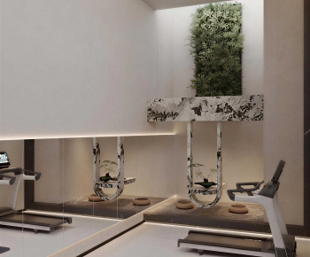 Modern Home Fitness Room-ID:868011001