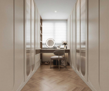 Modern Clothes Storage Area-ID:238081936